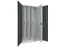 verticale kast cil.slot HxBxD 1950x1000x600mm RAL7035 front RAL7016