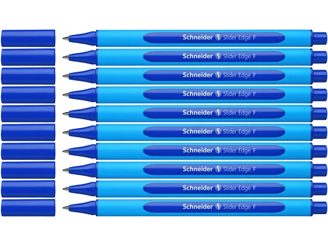 Balpen Schneider Slider Edge fijn blauw