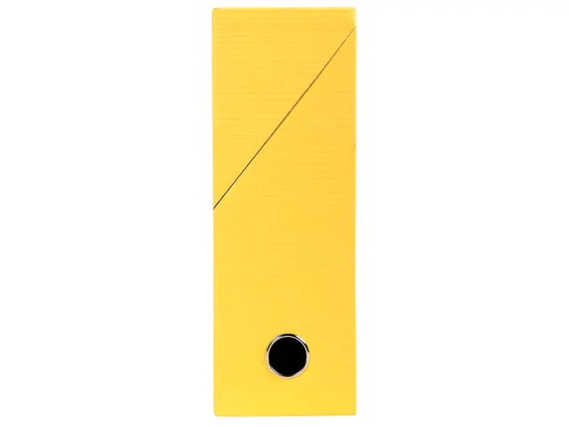 Boite transfert Dos 90mm papier toilé - Jaune