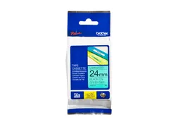 Labeltape Brother P-touch TZe-751 standaard 24mm zwart op groen