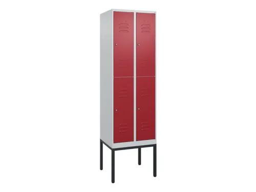 dubbeldekse locker,HxBxD 2120x600x500mm,2x2vak.,vak B 300mm