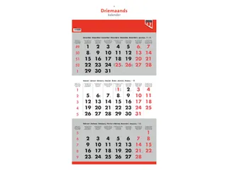3-Maandskalender 2027 Quantore - 1