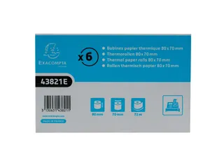 Exacompta Kassarol 80mmx70mmx12 mm 72 Meter 48 Gram - 9