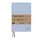 Notitieboek Aurora Ocean A5 192blz lijn 80g linnenstructuur kaft blauw
