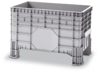 Maxi-Container 285 liter 670x640x1040mm Pe Gesloten Grijs - 1