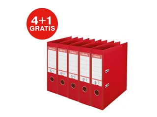 Ordner Esselte Vivida No.1 multipack 75mm A4 5 stuks rood - 3