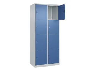 lockerkast,HxBxD 1850x800x500mm,2x4vakken,vak B 400mm,cil.-slot - 1