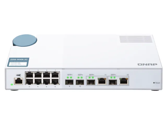 8x RJ45 1GbE, 2x 10GbE SFP+/RJ45 Combo, 2x 10GbE SFP+, Web Managed, 10