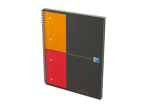 Spiraalblok Oxford International Notebook A4+ ruit 5mm