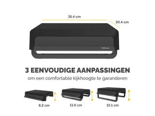 Monitorstandaard Fellowes Breyta zwart - 7