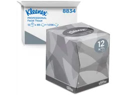 Facial tissues Kleenex 2-laags kubus 12x88stuks wit 8834