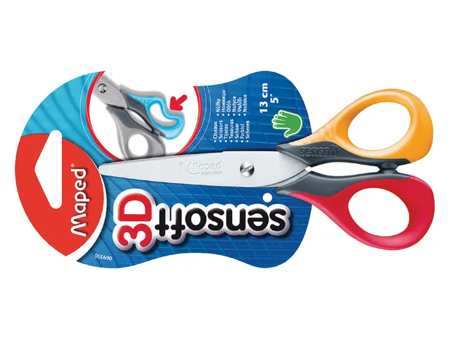 Kinderschaar Maped Sensoft 13cm display à 12 stuks assorti