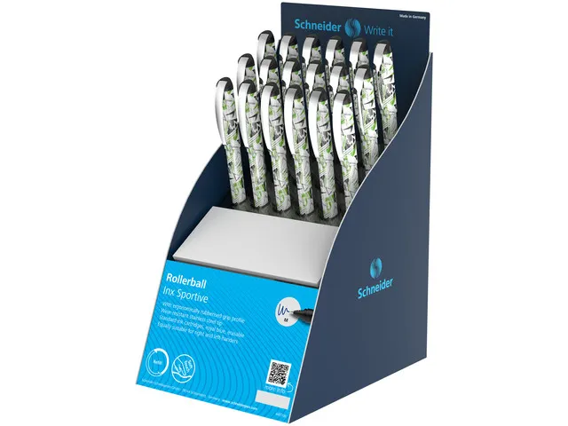 Rollerball Schneider INX next level display Engels 18 stuks