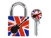 Hangslot Masterlock 30mm Gitaar motief met 2 sleutels