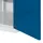 Verticale Uitschuifkast Geperf. 1950x1000x600mm 2legborden Ral5010