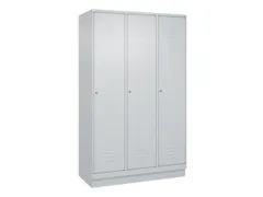 locker,HxBxD 1950x1200x500mm,3vak,vak B 400mm,cil.-slot,sokkel