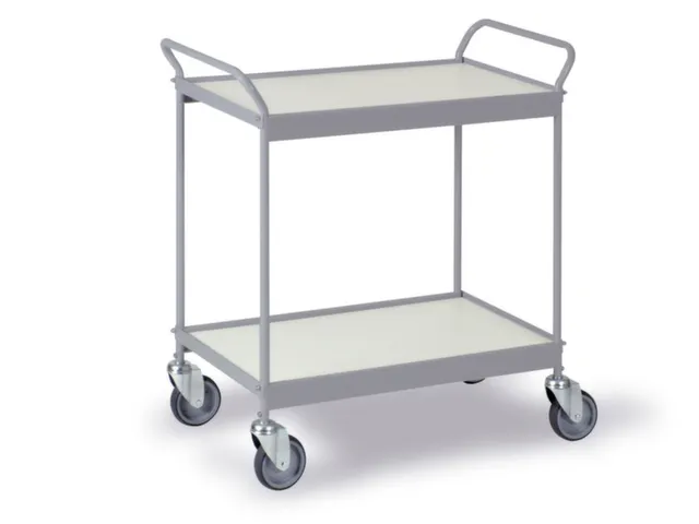 Universele Wagen 150kg 785x420mm 2 Etages Zilvergrijs