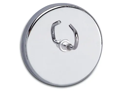 Magneet met haak MAUL Ø52mm trekkracht 9kg chroom