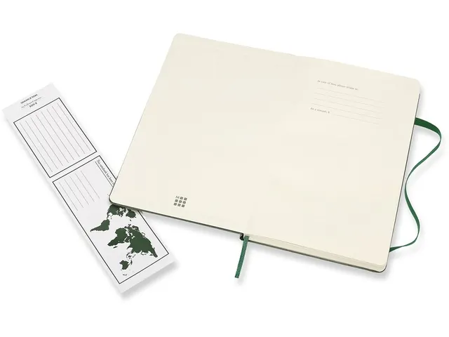 Carnet de notes Moleskine XL 130x210mm ligné vert myrte