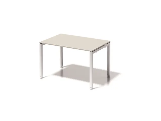 In hoogte verstelbaar bureau,HxBxD 650-850x1200x800mm,blad grijswit