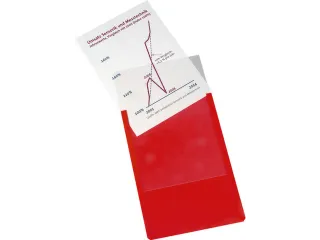 zichtpaneel,DIN A4,staand,rood,achterzijde magnetisch - 1