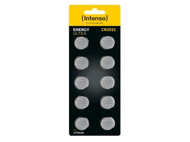 Intenso 7502430 Knoopcelbatterij CR2032 10 stuks