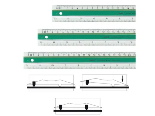 Liniaal Linex super S20 20cm transparant