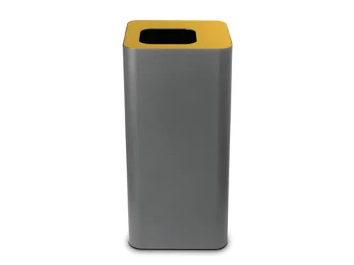 afvalbak,100l,HxBxD 800x385x385mm,romp staal grijs