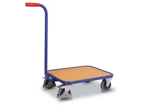 Platformwagen Duwstang 250kg Lxb 605x500mm 4 Wielen Beuken