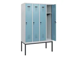 schoollocker,HxBxD 1950x1200x500mm,4vak,vak B 300mm,draaigrendel