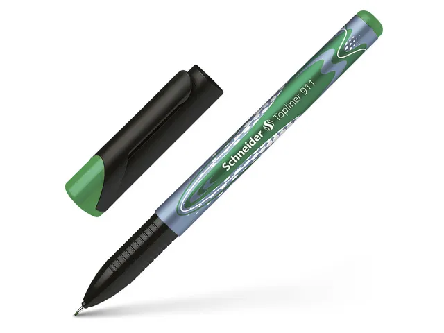 Fineliner Schneider Topliner 911 Navulbaar 0.4Mm Groen