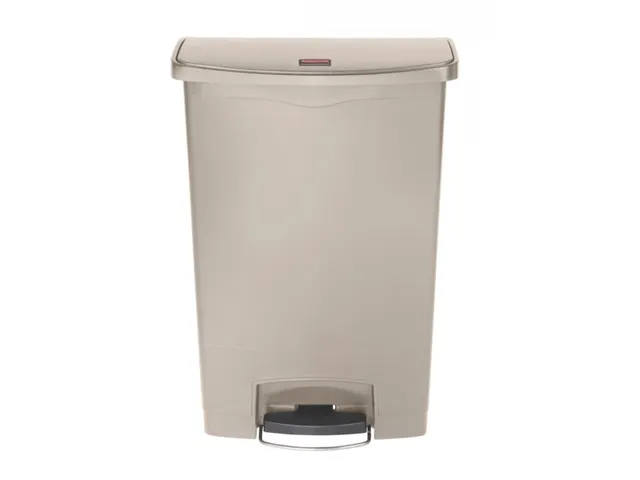 Pedaalemmer Slim Jim Step On Front Kunststof 90 Liter Beige