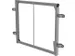 Afzetpalen,v. bordestrap,HxB 640x530mm