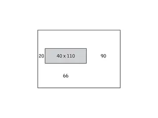 Envelop EA5 156x220mm Venster Links Strip Naturel wit houtvrij ECF - 1