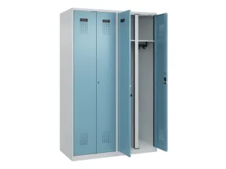 locker voor scheiding van kleding,HxBxD 1850x1200x500mm,4vak - 1