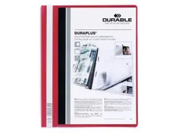 Snelhechtmap Durable Duraplus A4+ rood