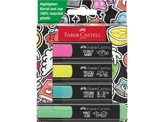 Markeerstiften Faber-Castell 46 Graffiti 4 stuks in karton etui - 1