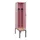 locker met bank,voor scheiding van kleding,HxBxD 2120x400x815mm,1vak