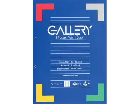 Gallery Bloc De Cours Quadrillé Commercial, Papier De 80 G/m²