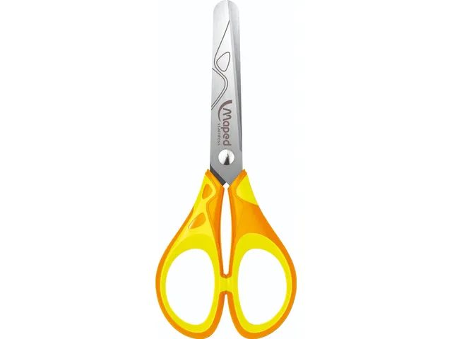 Kinderschaar Maped Pulse Soft Neon 13cm assorti op blister