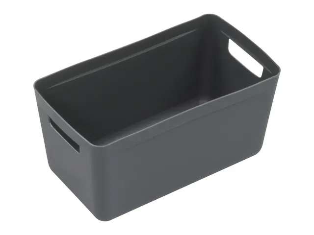 Boîte de rangement Kangaro 8 litres + couvercle anthracite 3 pièces