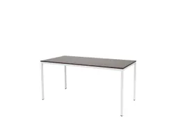 Domino Basic Tafel Vaste Hoogte 1600x800mm Logan Eiken Wit 4-Poots