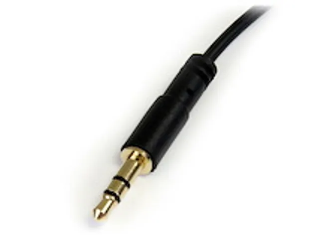 30cm 3,5mm Slim naar Haaks Stereo Audiokabel M/M