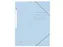 Elastomap Oxford Top File+ A4 pastel blauw karton