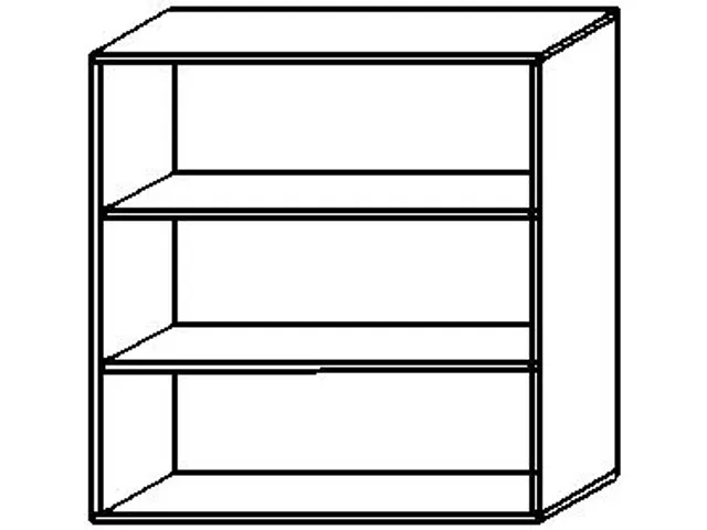 kantoorstelling,HxBxD 1150x1000x430mm,decor romp esdoorn