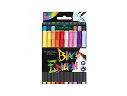 Brushpen Faber-Castell Black Edition 20 stuks in karton etui
