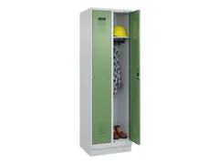 locker,HxBxD 1950x600x500mm,2vak,vak B 300mm,cil.-slot,sokkel