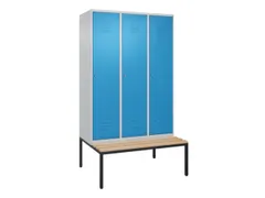locker voor scheiding van kleding,HxBxD 2120x1200x815mm,3vak