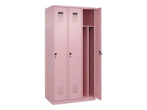 locker voor scheiding van kleding,HxBxD 1850x900x500mm,3vak