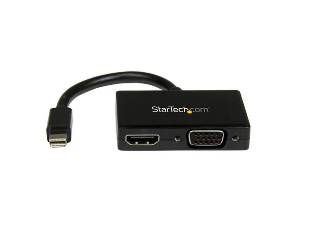 A/v-reisadapter: 2-in-1 Mini Displayport Naar Hdmi Of Vga Converter